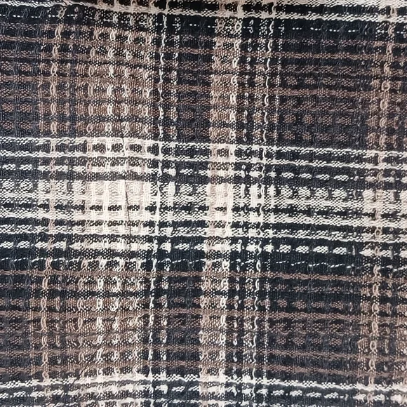 Vintage Ms. Lee Woven Plaid Shacket - Picture 2 of 7